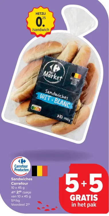 Aanbieding: Sandwiches