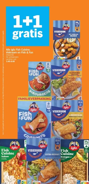 Aanbieding: Iglo Fish Cuisine, Viskraam en Fish & Fun