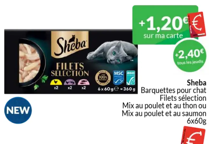 Offre: Barquettes pour chat Filets sélection