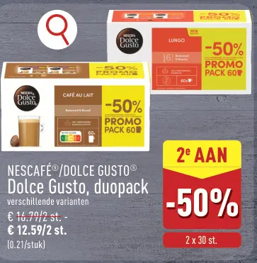 Promotie: Dolce Gusto, duopack