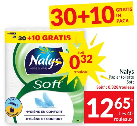 Offre: Papier toilette Soft
