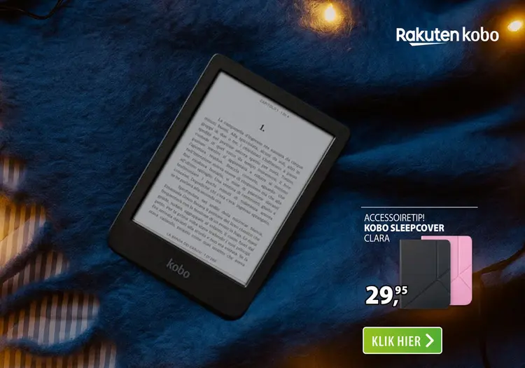 Aanbieding: Kobo Clara SleepCover Case Zwart