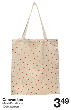 Aanbieding: Canvas tas