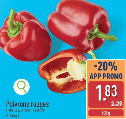 Offre: Poivrons rouges