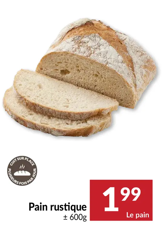 Offre: Pain rustique