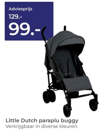 Aanbieding: Little Dutch paraplu buggy