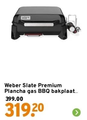 Aanbieding: Slate Premium Plancha gas BBQ bakplaat