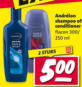 Aanbieding: Andrélon shampoo of conditioner