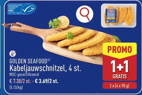 Promotie: Kabeljauwschnitzel