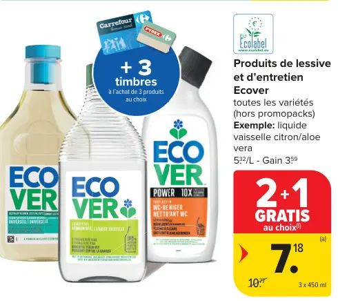 Offre: Produits de lessive et d'entretien