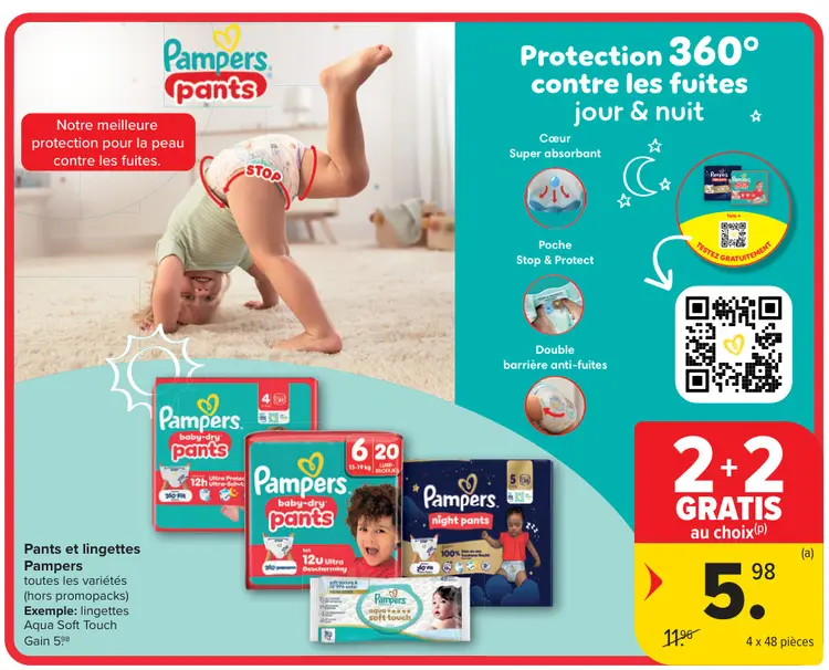 Offre: Pants et lingettes
