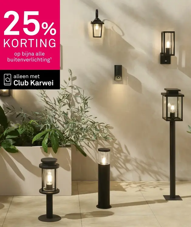 Aanbieding: Bijna alle buitenverlichting