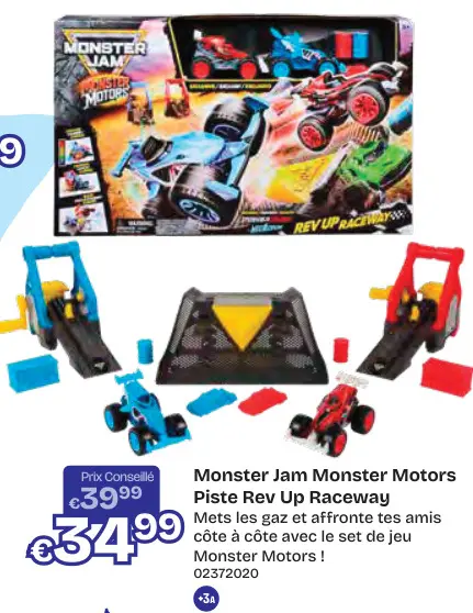 Offre: Monster Motors Piste Rev Up Raceway
