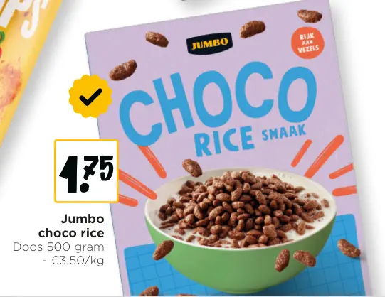 Promotie: choco rice