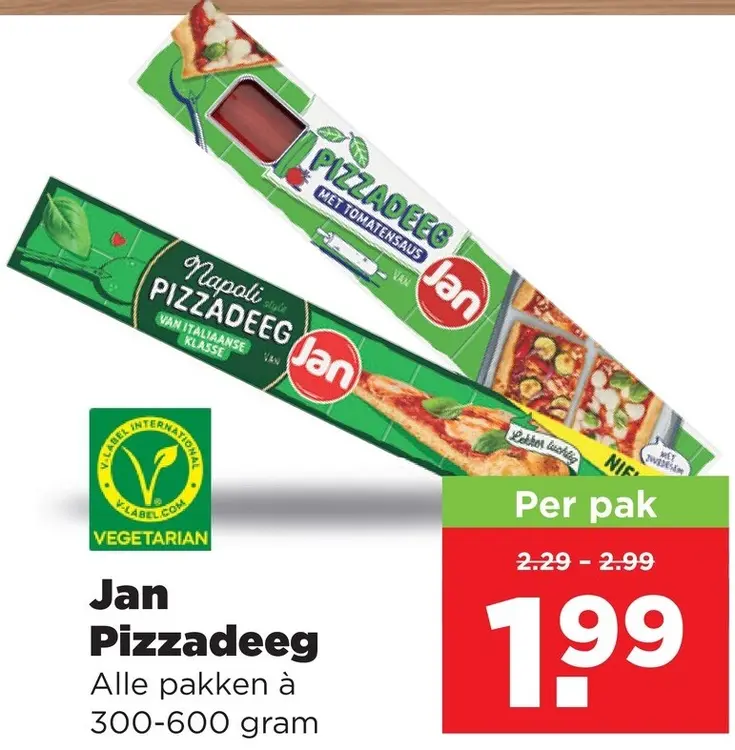 Aanbieding: Jan Pizzadeeg