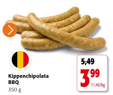 Promotie: Kippenchipolata BBQ