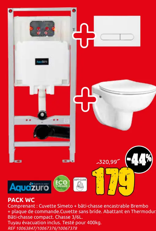 Offre: Pack wc