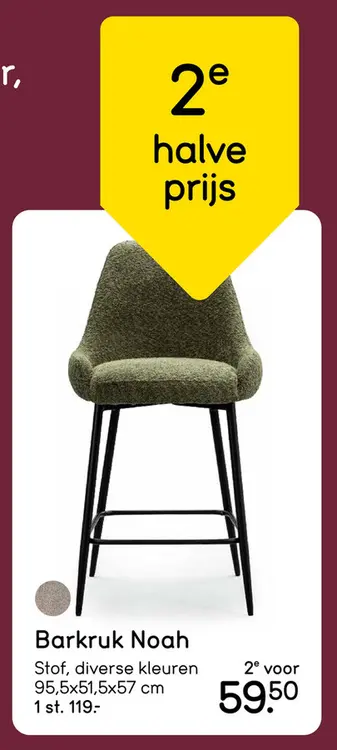 Aanbieding: Barkruk Noah