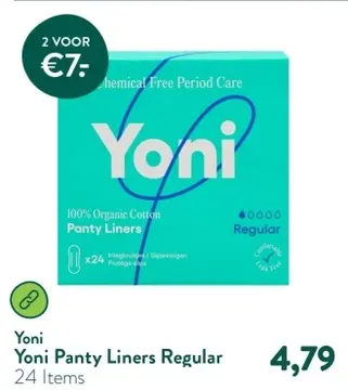 Aanbieding: Yoni Panty Liners Regular