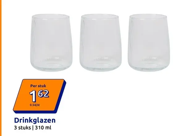 Promotie: Drinkglazen