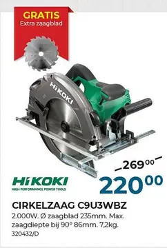 Aanbieding: CIRKELZAAG C9U3WBZ