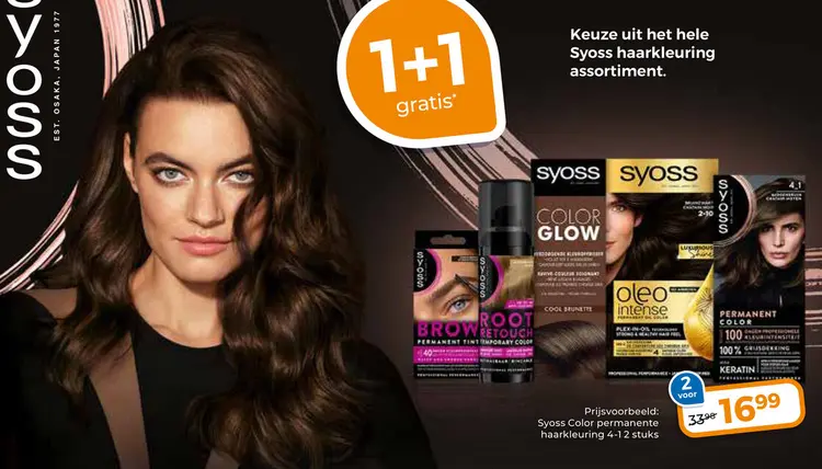 Aanbieding: Syoss Color permanente haarkleuring