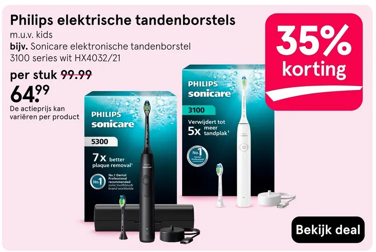 Aanbieding: Elektrische tandenborstels