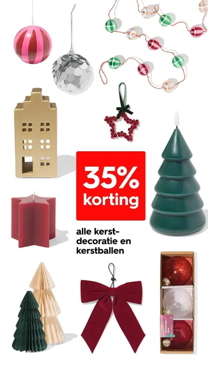 Aanbieding: Kerstdecoratie en kerstballen