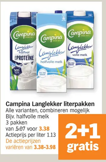 Promotie: Langlekker literpakken