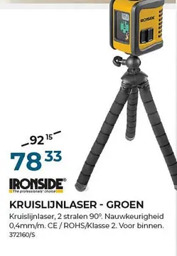 Aanbieding: KRUISLIJNLASER - GROEN