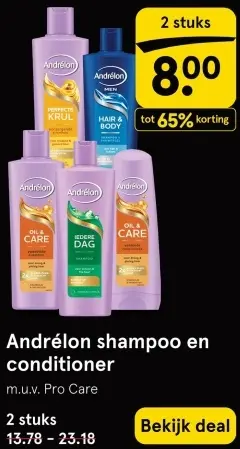 Aanbieding: Shampoo en conditioner