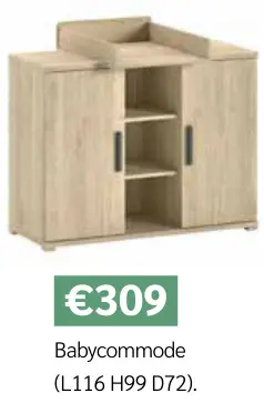 Promotie: Babycommode Sam