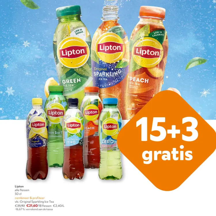 Promotie: Lipton alle flessen
