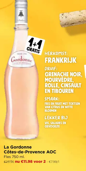 Promotie: La Gordonne Côtes-de-Provence AOC
