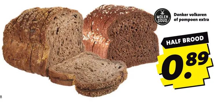 Aanbieding: Donker volkoren of pompoen extra