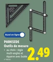 Offre: Outils de mesure