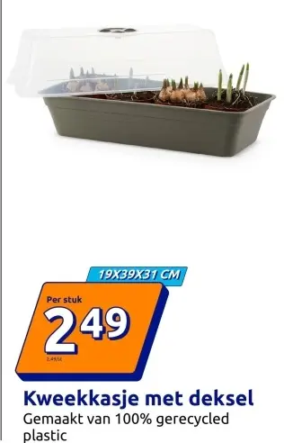 Aanbieding: Kweekkasje met deksel