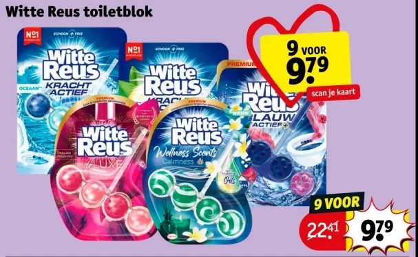 Aanbieding: Witte Reus toiletblok