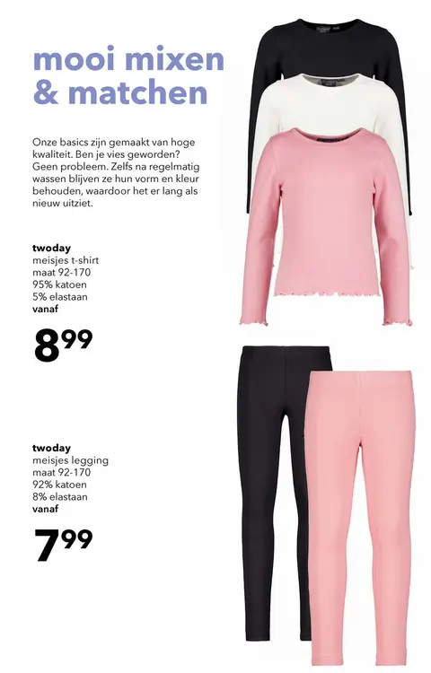 Aanbieding: TwoDay meisjes shirt met lange mouwen roze