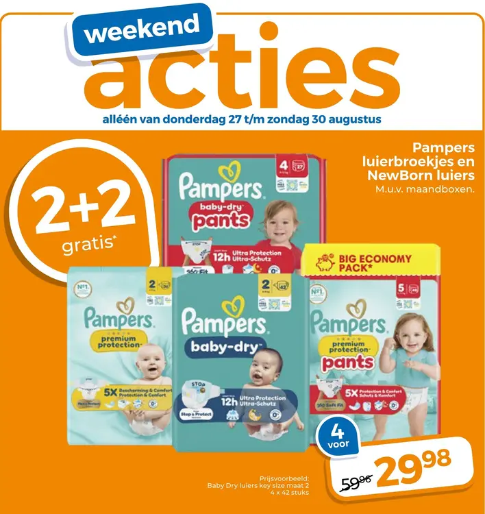 Aanbieding: Luierbroekjes en NewBorn luiers