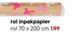 Aanbieding: rol inpakpapier