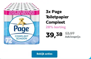Aanbieding: Page Toiletpapier Compleet