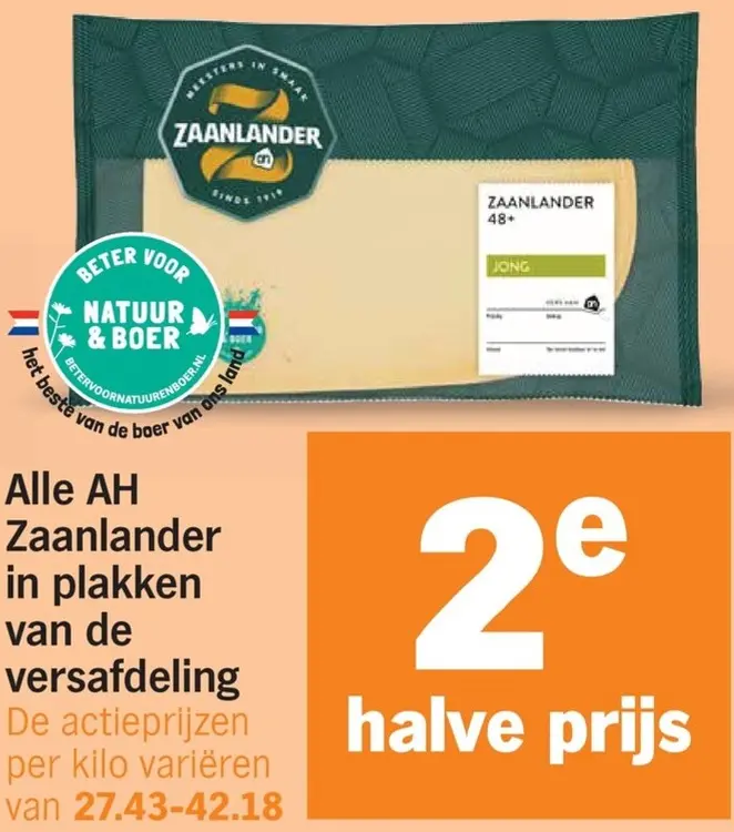Aanbieding: Zaanlander in plakken van de versafdeling