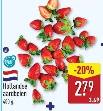 Aanbieding: Hollandse aardbeien