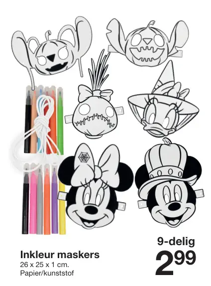 Aanbieding: Inkleur maskers