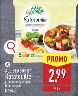 Promotie: ALL SEASONS® Ratatouille