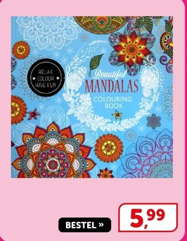 Aanbieding: Beautiful Mandalas Colouring Book