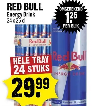 Aanbieding: Red Bull Energy Drink & AA Drink High Energy