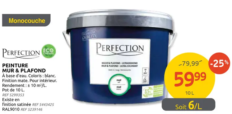 Offre: Peinture mur & plafond