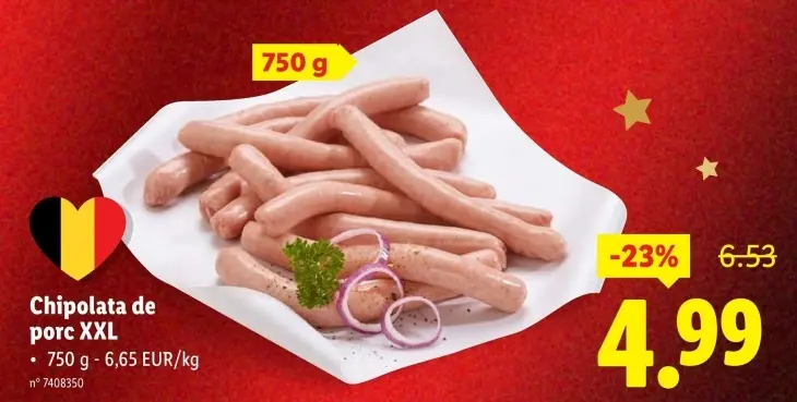 Offre: Chipolata de porc XXL